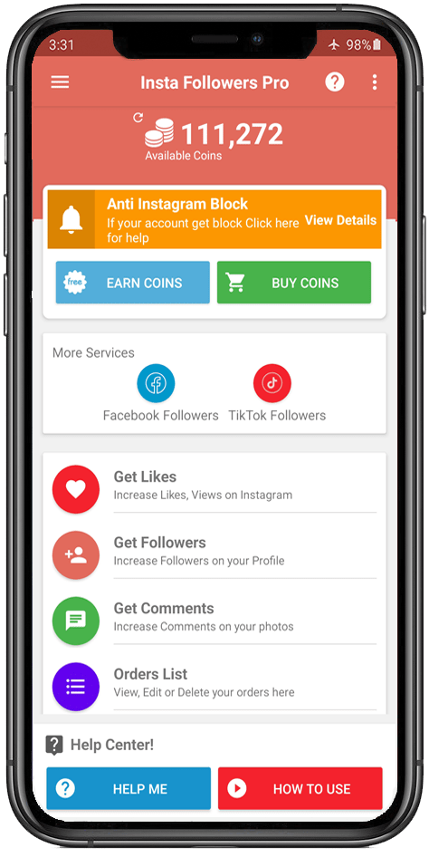 instagram app free followers